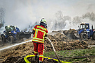 Feuerwehr bei der Arbeit