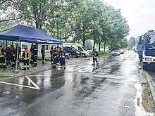 Sammelraum an der Einsatzstelle